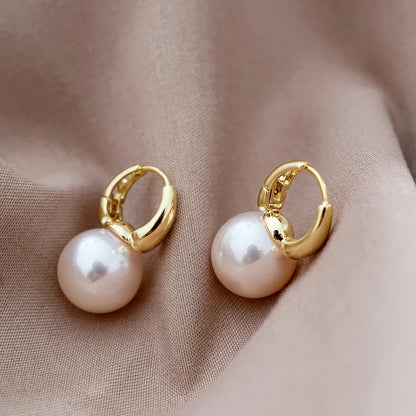 Elegance Pearl Drop Earrings